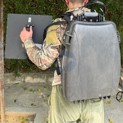 900M 2.4G 5.8G Drone Jammer Zaino anti UAV FPV Manpack Jammer