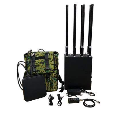1.5KM~2KM Range Drone Jammer UAV Signal GPS Difesa Anti-Drone Backpack Jammer