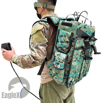 Lungo raggio 6 canale zaino drone jammer 2000M UAV Jamming drone RF amplificatore
