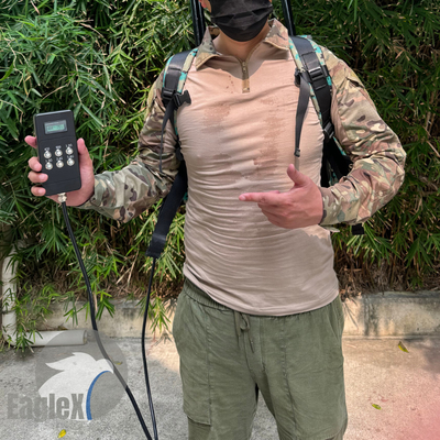 300W Camo 6 Band 2KM Long Range Drone Jammer UAV Soluzione di difesa del segnale anti-drone