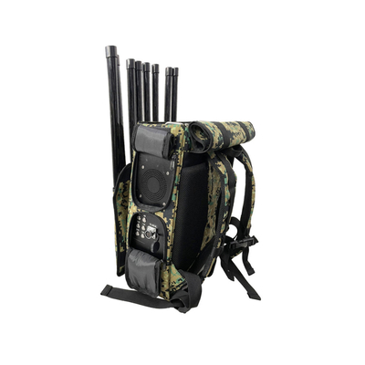 Dispositivo di interferenza GPS anti segnale FPV per lo zaino 350W 2.5KM 8 canale Drone Jammer