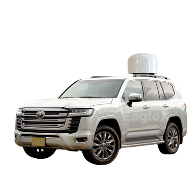 50MHz~6GHz Detection + Strike Drone Jammer Land Cruiser convertito in sistema anti-drone per veicoli SUV