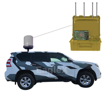 Toyota Prado Modificato Veicolo Drone Detection And Jamming 360 Full Airspace
