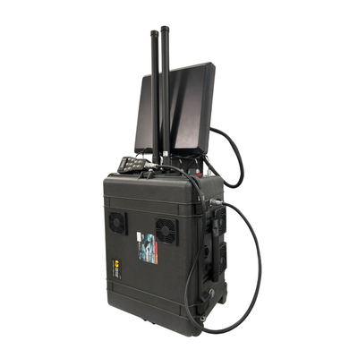 Distanza 3000M Trolley portabile anti-drone jammer 3 chilometri segnale di drone di interferenza
