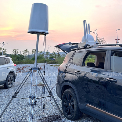 Veicolo Drone Signal Jammer FPV Detettore di interferenze all'aria aperta Aeroporto Difesa della prigione
