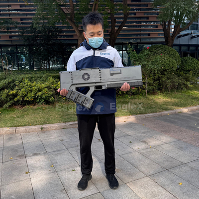 36h Endurance Portable Drone Defense Solution per i concerti della polizia militare 1-3KM FPV Drone Jammer Con 5KM Detection Detector
