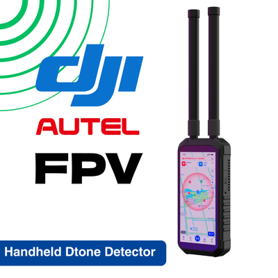 FPV Detettore di droni portatili 4KM 4000M Long Range Distance Mobile Portable DJI UAV AUTEL Detection Detettore passivo De Drones
