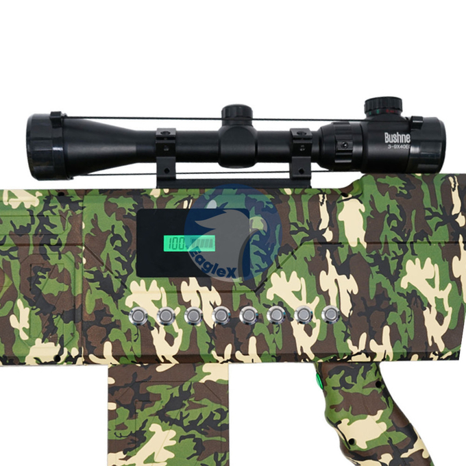 Camuffamento Sistema anti-drone portatile 1.5KM Drone portatile Jammer Gun 8 bande 0