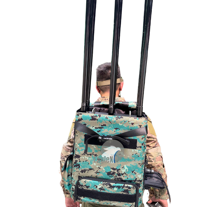 Frequenza di interferenza personalizzabile Mochila di blocco Omnidirezionale 360 gradi 0