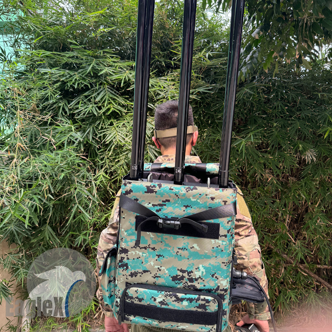 6 bande UAV Drone Radio Frequency Jammer Zaino Drone Jammer 2000m-2500m 0