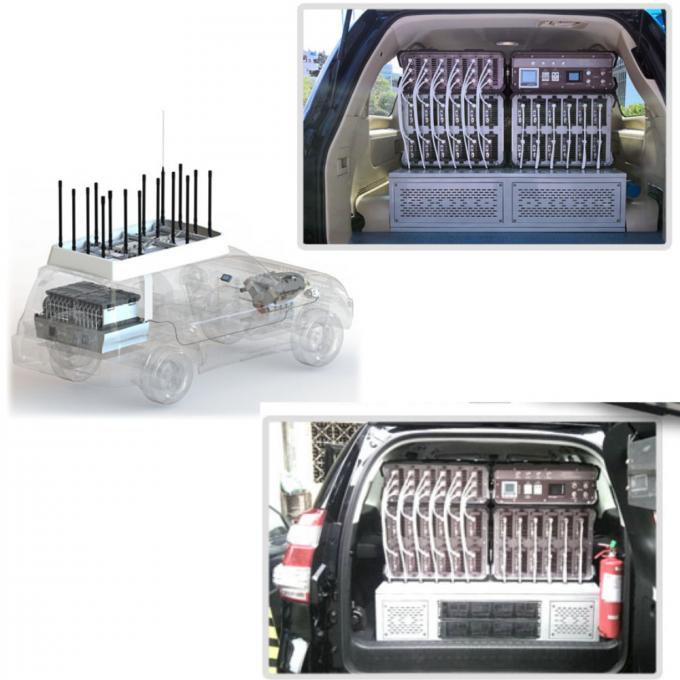 SUV modificato interferitore del segnale anti-drone veicolo full frequency drone signal scrambler 0
