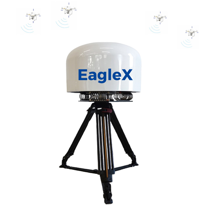 Jeep UAV Jammer Auto 3000m Anti Drone FPV 8000M Veicolo di rilevamento Jammer montato 0