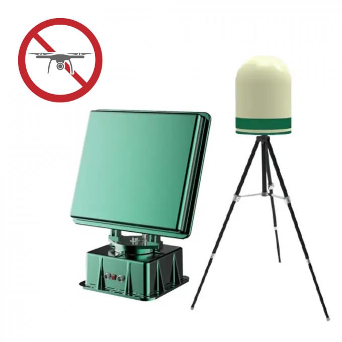 Sistema di rilevamento radar a 360° Sistema anti-metereologico Drone UAV FPV Soluzioni di difesa 0