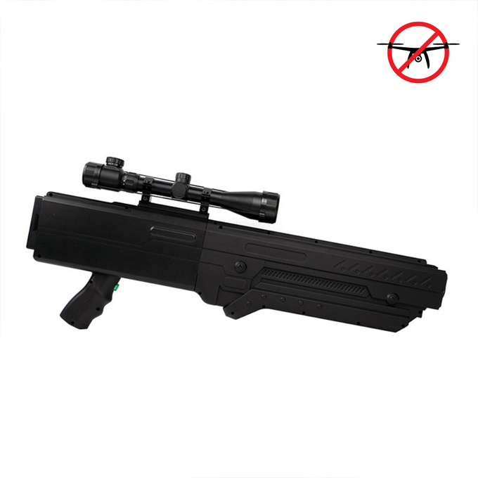 Interferenza 8-Frequenza 2000M Anti FPV Drone Gun 433MHz -5.8G Portable Drone Jammer 1