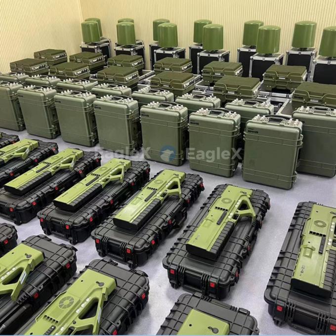 3KM Drone Jammer Con 5KM Detection Detector 900MHz 1.5GHz 2.4GHz 5.8GHz Jammer Gun All In One 2