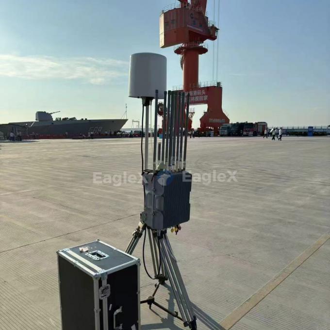 Detettore di droni a livello di protezione IP66 per copertura ad ampia frequenza e alta precisione nella sorveglianza radio passiva 0