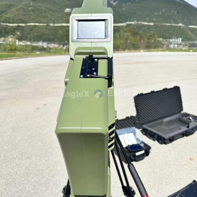 3-in-1 (Detection&Jamming&Spoofing) Dispositivo di difesa mobile per droni portatile FPV Drone Jammer 0