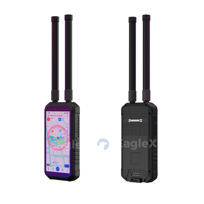 FPV Detettore di droni portatili 4KM 4000M Long Range Distance Mobile Portable DJI UAV AUTEL Detection Detettore passivo De Drones 6